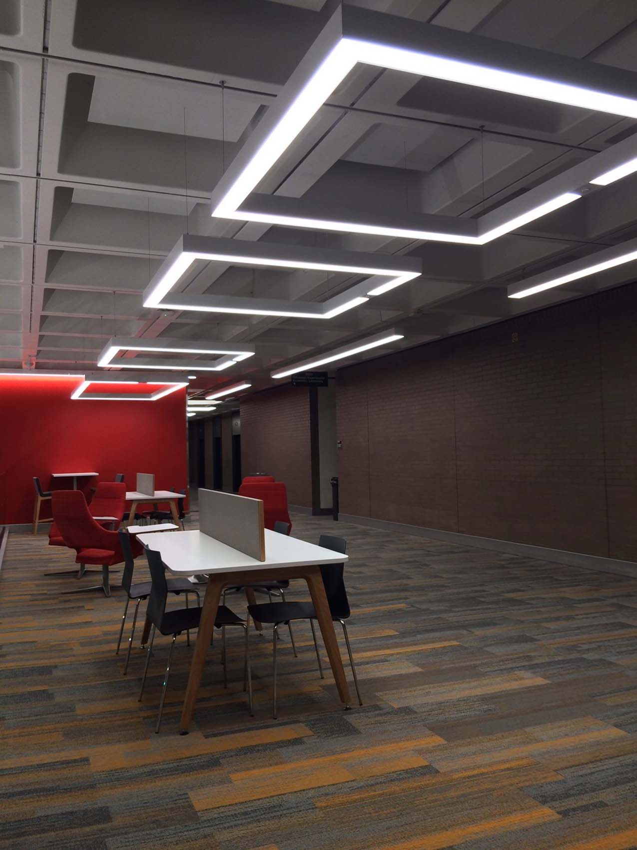 Coronet Lighting In Posvar Hall, University Of Pittsburgh
